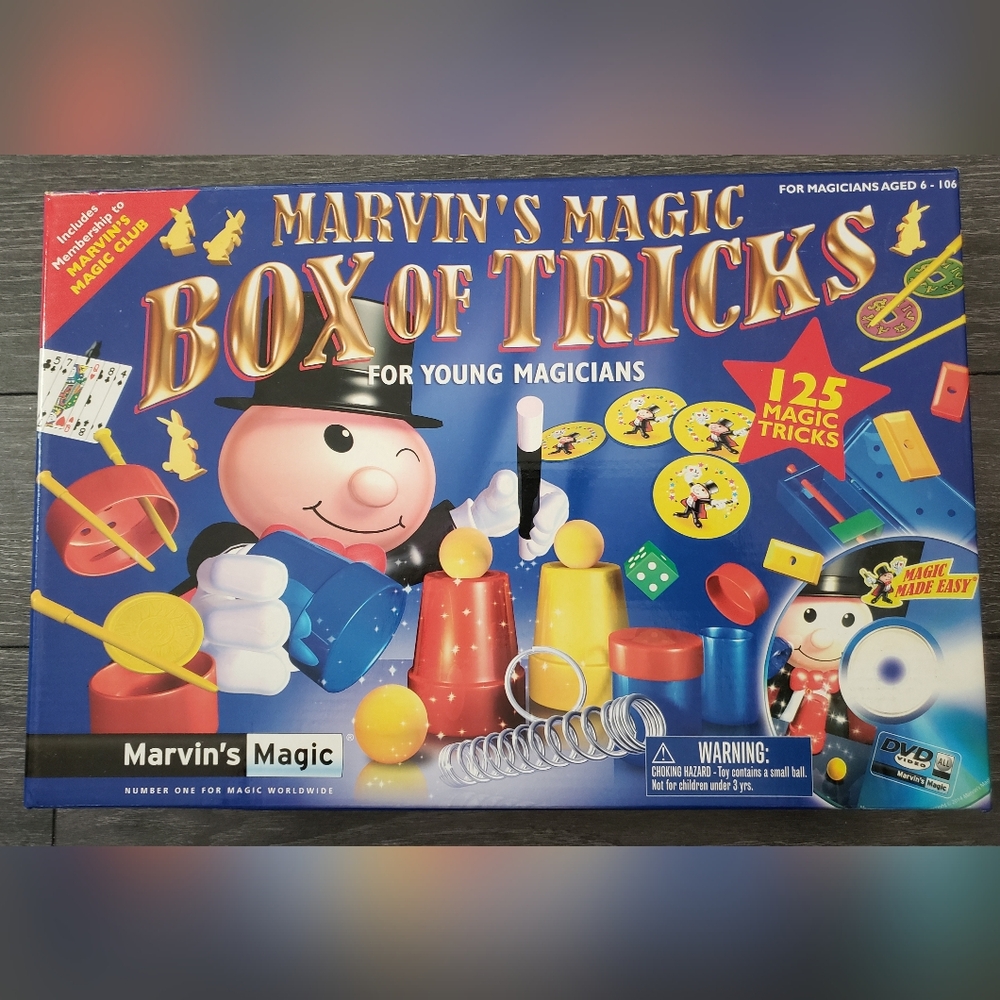 Marvin's Magic Box of 125 Tricks - New in box